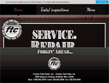 Tablet Screenshot of frontiertrailersales.com